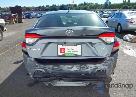2022 Toyota Corolla Le from USA, damaged, VIN JTDEPMAE4NJ231259